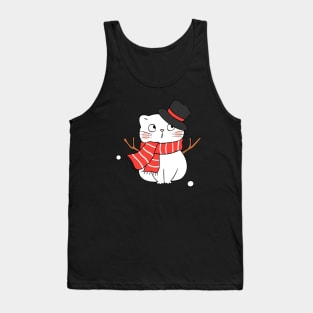 Cat Snowman Tank Top